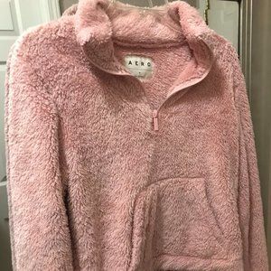 FUZZY PINK AERO JACKET